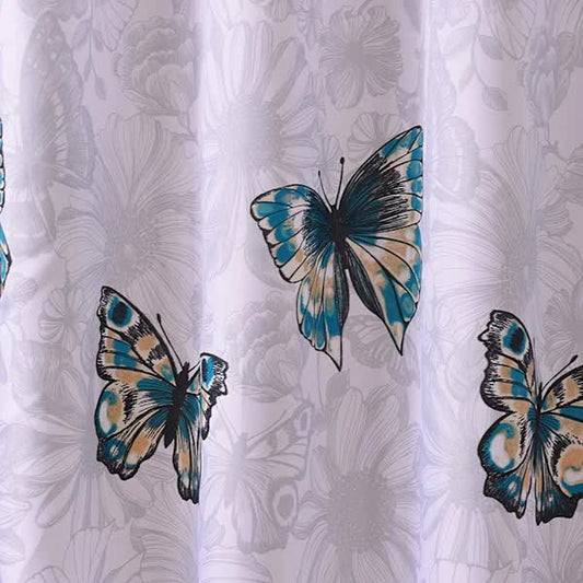 NEW Shower Curtain 220X200cm, Bathroom Curtains With Hooks Mildew Resistant V1237-ZY-203-5018
