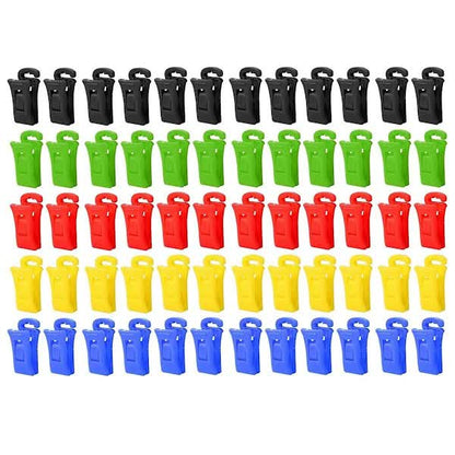 60 sock clips for washing machine and dryer, laundry clips with hooks, sock set V1237-ZY-203-5026