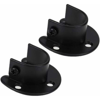 Wall Mounted Clothes Rod Holder, Curtain Rod Bracket, Shower Curtain Rod Bracket for 1.26 Inch Diameter V1237-ZY-203-5032