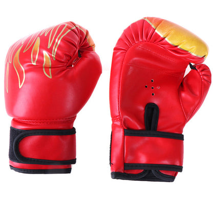 Boxing Gloves Children Junior Youth Sparring Training Kickboxing Red One Size Blue V1237-ZY-203-5036
