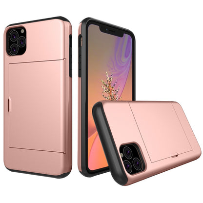 iPhone 11 with card slot Rose Gold colored mobile phone case V1237-ZY-203-5040