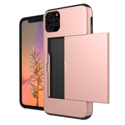 iPhone 11 with card slot Rose Gold colored mobile phone case V1237-ZY-203-5040