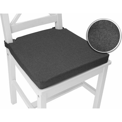 Set of 4 trapezoidal chair cushions, comfortable seat, with inner and outer Velcro. Dimensions: 42 (back) 35 V1237-ZY-203-5051