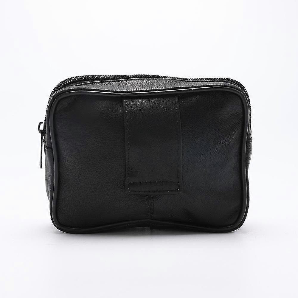 Men's Genuine Leather Belt Wallet Bag Pouch Waist Bag Loop Card Holder V1237-ZY-203-5071