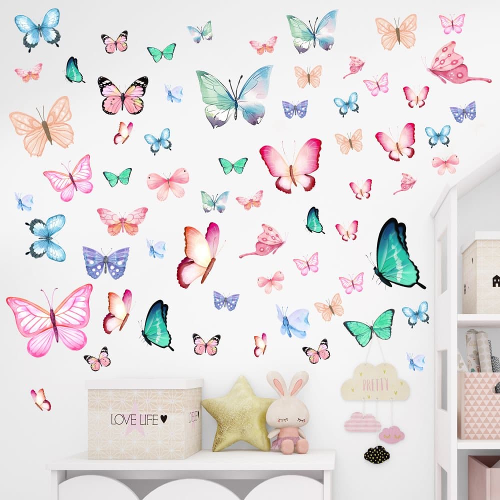 Luminous Butterfly Wall Decoration - DIY Wall Decor for Kids Room, Princess Room, Nursery V1237-ZY-203-5074