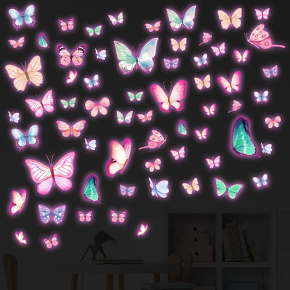 Luminous Butterfly Wall Decoration - DIY Wall Decor for Kids Room, Princess Room, Nursery V1237-ZY-203-5074