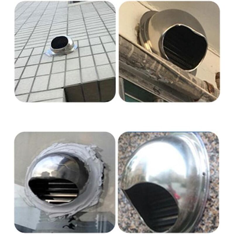 Stainless Steel Ventilation Grille, 80mm, Durable Airflow Equipment V1237-ZY-203-5138