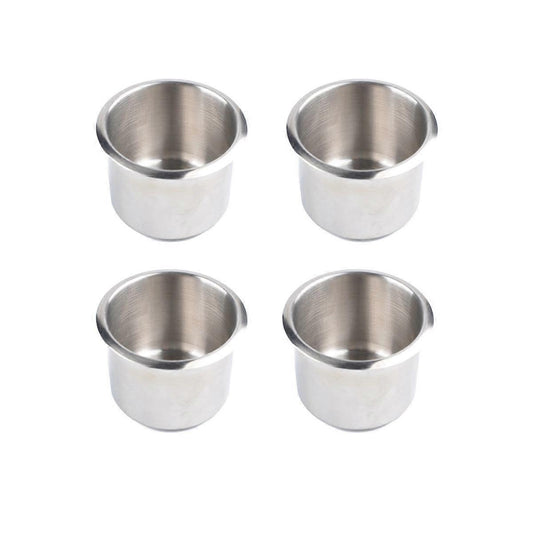 4pcs Universal Marine Boat Cup Holder 68X55mm Stainless Steel Drop-in Drink Holder for Poker Table Sofa_yux V1237-ZY-203-5154