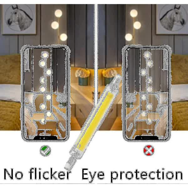 [CA] R7s 118mm 20w LED Bulb Cool White 6000k, 3000lm, J118 400w Halogen Bulb Equivalent, Dimmable, 360 Degree V1237-ZY-203-5171