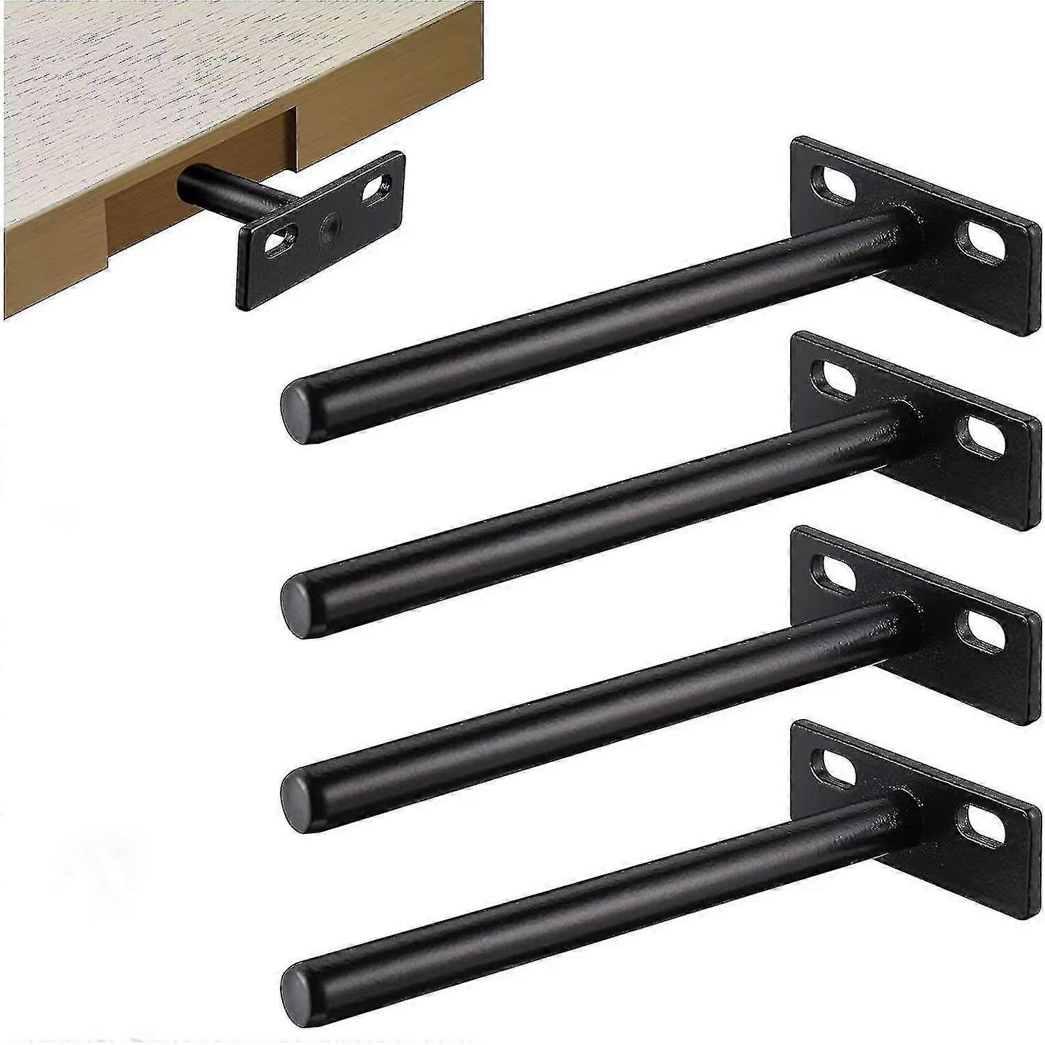 pcs Floating Shelf Bracket, Invisible Metal Shelf Bracket, Heavy Duty Hidden Shelf Bracket, Invisible Shelf V1237-ZY-203-5175