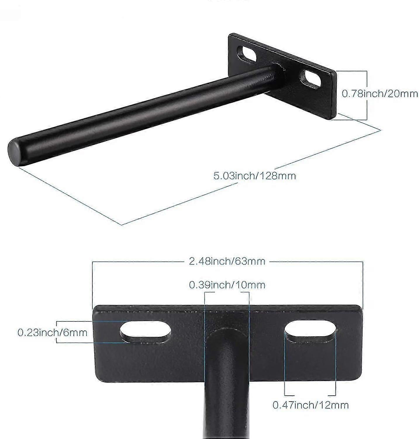 pcs Floating Shelf Bracket, Invisible Metal Shelf Bracket, Heavy Duty Hidden Shelf Bracket, Invisible Shelf V1237-ZY-203-5175