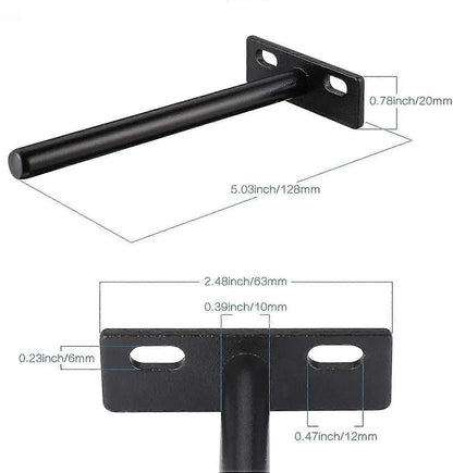 pcs Floating Shelf Bracket, Invisible Metal Shelf Bracket, Heavy Duty Hidden Shelf Bracket, Invisible Shelf V1237-ZY-203-5175