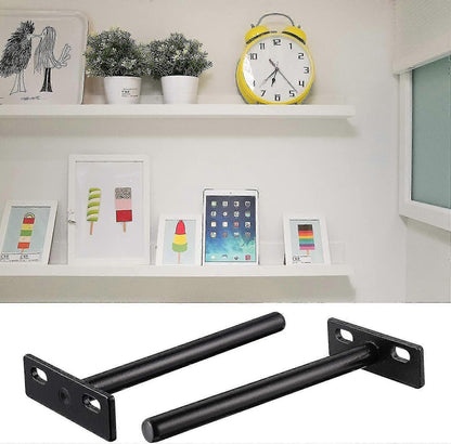 pcs Floating Shelf Bracket, Invisible Metal Shelf Bracket, Heavy Duty Hidden Shelf Bracket, Invisible Shelf V1237-ZY-203-5175