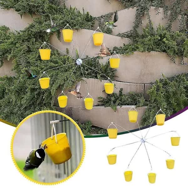 Bird Carousel Spinning Carousel Toy With Bird Feeder-max V1237-ZY-203-5180