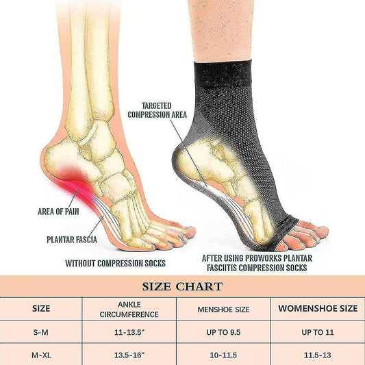 Pairs Neuropathy Socks, Soothing Socks for Neuropathy Pain, Tendinitis Compression Socks, Plantar Fasciitis, V1237-ZY-203-5210