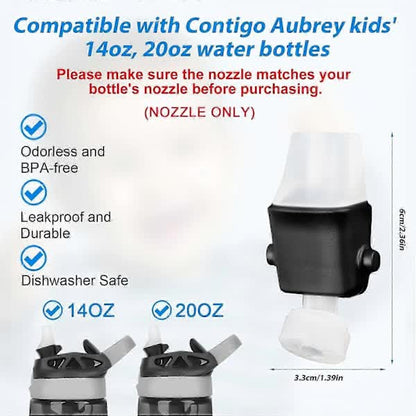 pcs Replacement Nozzles for Contigo Lids, BPA-Free Lid Parts with Wrench V1237-ZY-203-5220
