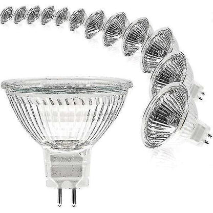 MR16 spotlight bulb 12V 20W GU5.3 dimmable 2-pin halogen bulb warm white light 2700K 12-pack V1237-ZY-203-5251