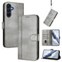 Samsung Galaxy A17 5G Case in Retro Leather with Line Stitching Grey_max Grey V1237-ZY-203-5303