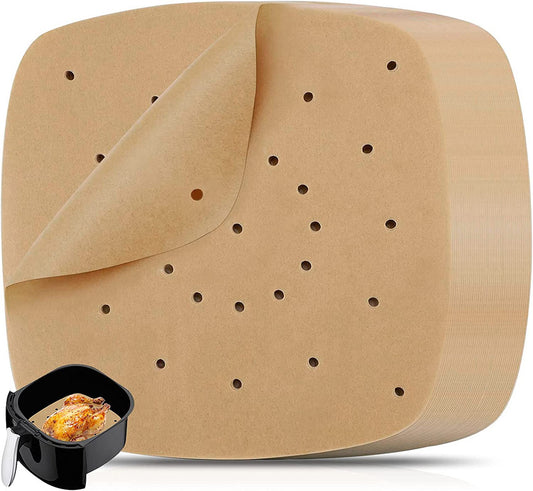 Perforated Baking Paper for Air Fryer, 100-pack, White, 20 cm V1237-ZY-203-5314