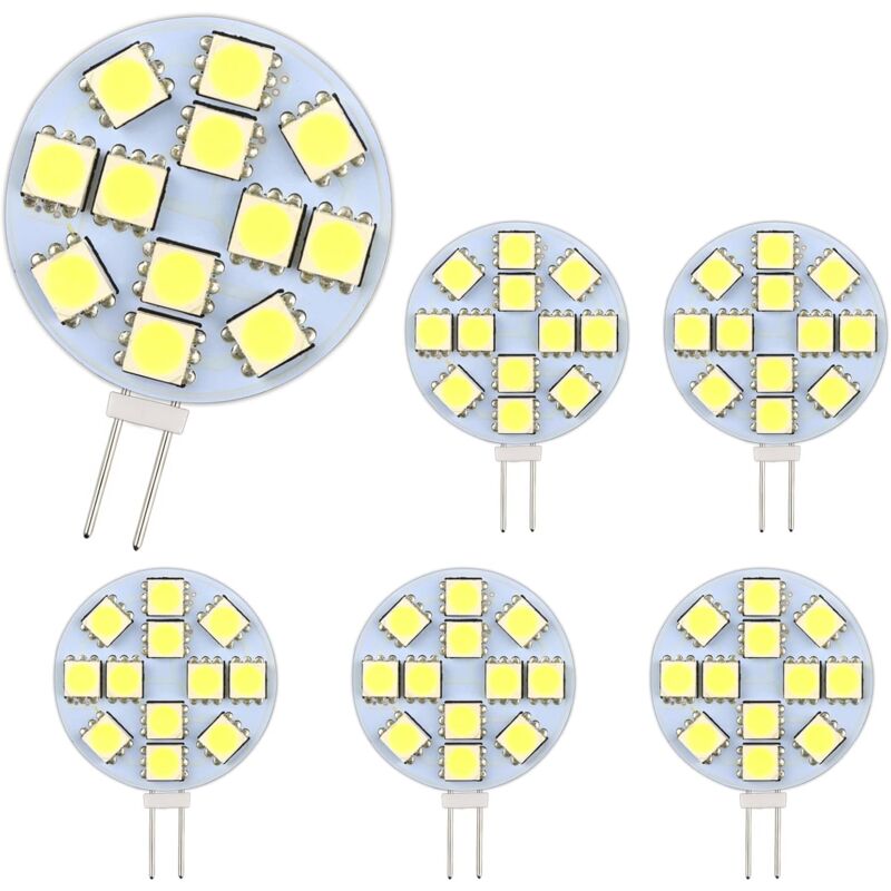 G4 LED bulb cool white 6000k non-dimmable 6-pack V1237-ZY-203-5338