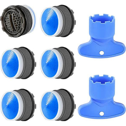 pcs M18.5 Aerator, Kitchen and Bathroom Faucet Aerator, Water Saving Plastic Sink Faucet Aerator With 2 Keys, V1237-ZY-203-5341