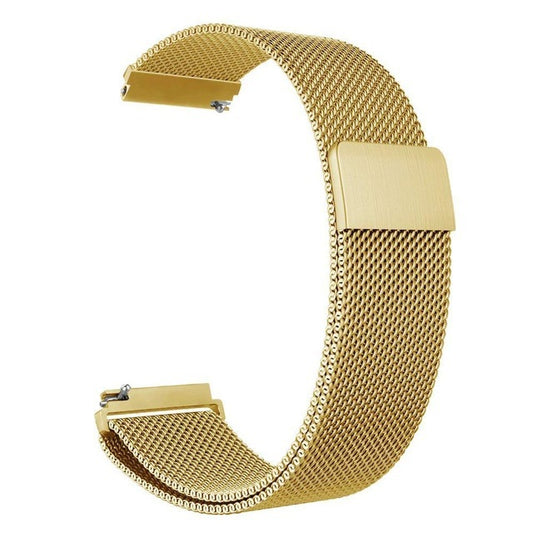 Stainless Steel Milanese Magnetic Bracelet for Garmin venu 2/venu SQ/venu 2S Venu2S Gold V1237-ZY-203-5342
