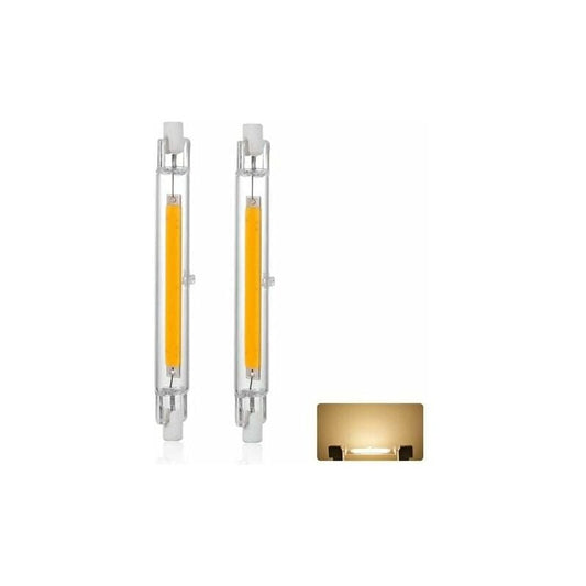 2-pack R7S 118mm 20W dimmable LED bulb, warm white 3000K 3000LM, 360 degree lighting, flicker-free, V1237-ZY-203-5347