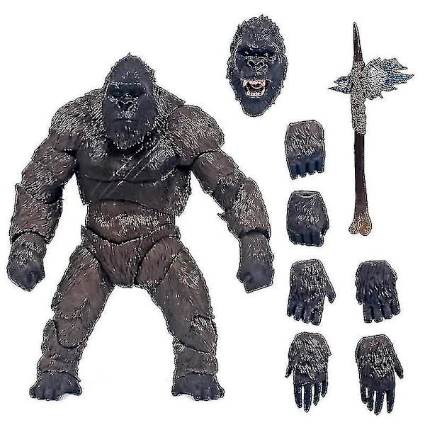 2021 King Kong Vs Godzilla Gorilla Monster Model PVC Animal Figures Toy Birthday V1237-ZY-203-5359