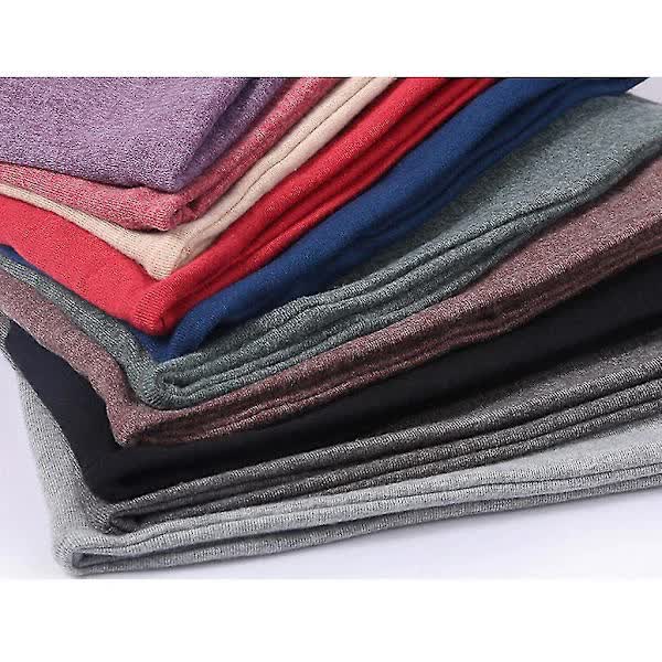 5-Pack Slouchy Baggy Beanies Chemo Hats - Khaki + Black + Grey + Burgundy + Purple V1237-ZY-203-5371