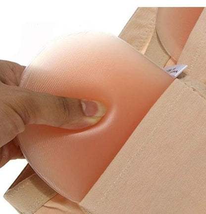 Silicone Insert Enhancer Fake Buttock Panty Hip Lift Black - Perfect Black Black M V1237-ZY-203-5377