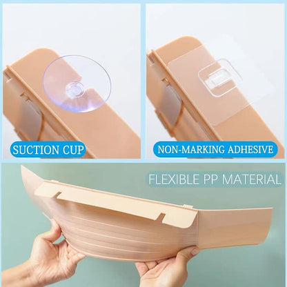 Splash guard for sink with 6 suction cups, splash guard for sink behind tap or sink V1237-ZY-203-5383