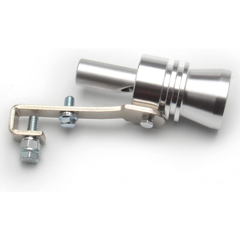 Universal Car Turbo Whistle Simulator, Aluminum Exhaust Whistle, Compatible with 56-85mm Pipe Diameter V1237-ZY-203-5428
