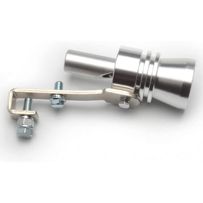 Universal Car Turbo Whistle Simulator, Aluminum Exhaust Whistle, Compatible with 56-85mm Pipe Diameter V1237-ZY-203-5428