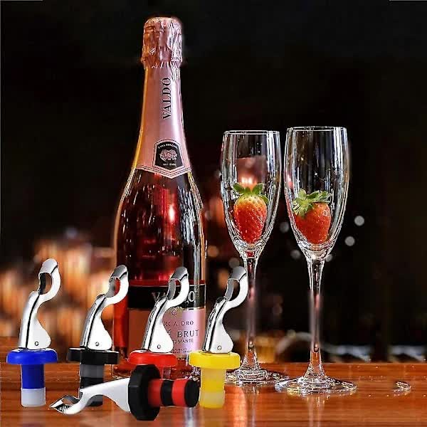 10pcs Wine Cork Expanding Manual Beverage Bottle Stopper Reusable Leakproof Wine Bottle Airtight V1237-ZY-203-5429