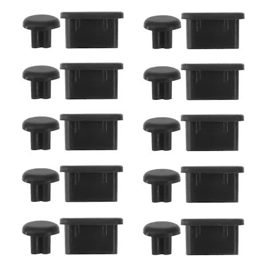 [PP]10 Pairs Small Phone Port Dust Cover Earphone Jack USB C Dust Cover Smartphone Dust Cover USB C Connector V1237-ZY-203-5445