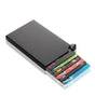 Card Holder Wallet, Men's Minimalist Slim Metal RFID Blocking Contactless Card Protector_ma V1237-ZY-203-5447
