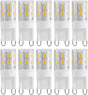 10pcs G9 2W 16LED Mini LED Bulbs, Ceramic Base, Eye Protection, Dimmable Design, Energy Saving Equivalent to V1237-ZY-203-5469