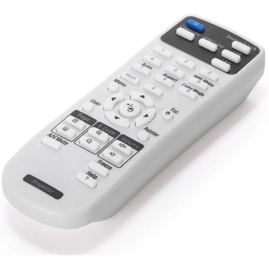 Epson Projector Remote Control Compatible with EB S02 S02H S11 S110 S11H S12 W01 W02 W12 X02 X11 X11H X12 X14 V1237-ZY-203-5498