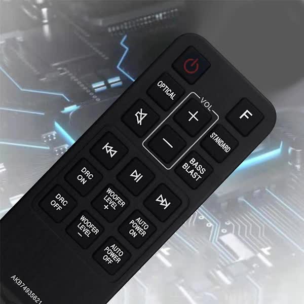 Replacement Remote Control AKB74935621 for LG Soundbar SJ2 SJ2.AEUSLLK SJ2.DEUSLLK V1237-ZY-203-5500