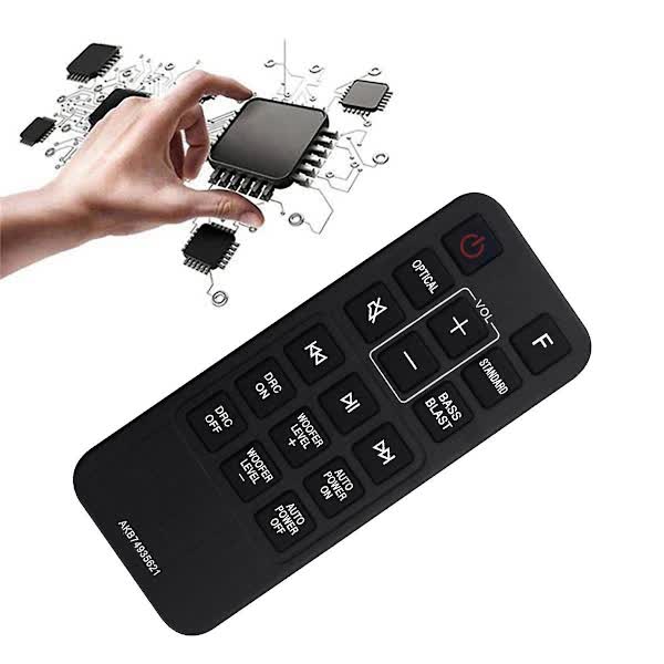 Replacement Remote Control AKB74935621 for LG Soundbar SJ2 SJ2.AEUSLLK SJ2.DEUSLLK V1237-ZY-203-5500