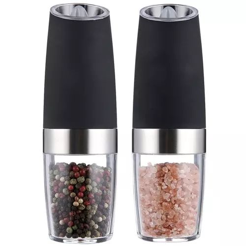 Electric Salt and Pepper Mills 2-Pack, Black V1237-ZY-506-0006