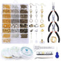Jewelry Making Mega Kit with Pliers, Wire, Rings, MultiColor V1237-ZY-506-0007