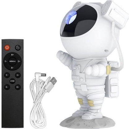 Astronaut Night Light with Remote Control Star Projector Galaxy Light, White V1237-ZY-506-0008
