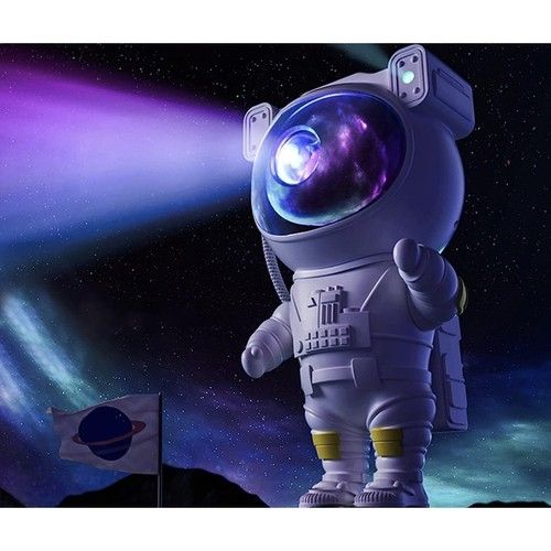 Astronaut Night Light with Remote Control Star Projector Galaxy Light, White V1237-ZY-506-0008