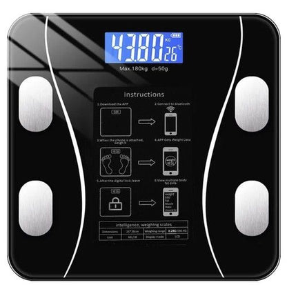 Smart Bathroom Scale with Body Analysis, Black V1237-ZY-506-0017