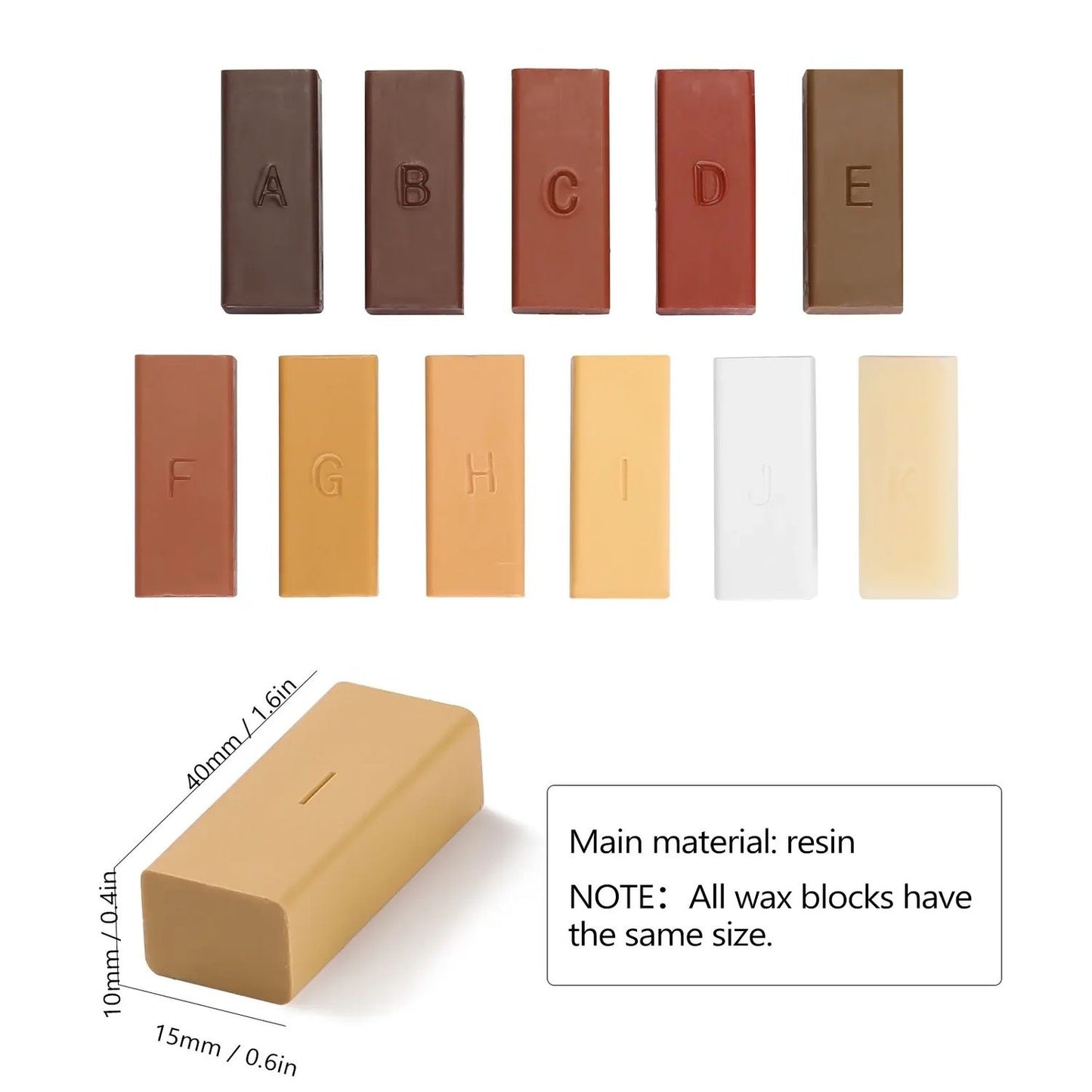 Wood Board Repair Kit, MultiColor, DIY Floor Repair Tool V1237-ZY-506-0018
