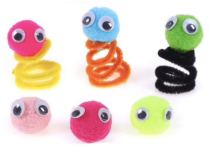 Mega Craft Kit with Pipe Cleaners Moving Eyes Balls, Multicolor V1237-ZY-506-0019
