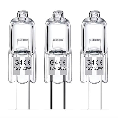 20-pack G4 halogen bulbs 20W 12V warm white V1237-ZY-506-0020
