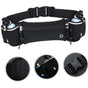 Running Belt with Water Bottles for Active People, Black V1237-ZY-506-0022