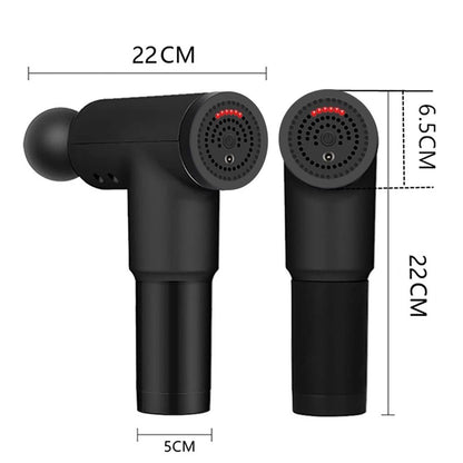 Wireless Massage Gun Black, Muscle Massager for Deep Tissue Relief V1237-ZY-506-0031